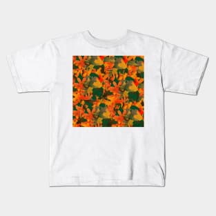 Falling Leaves Pattern for Autumn Kids T-Shirt